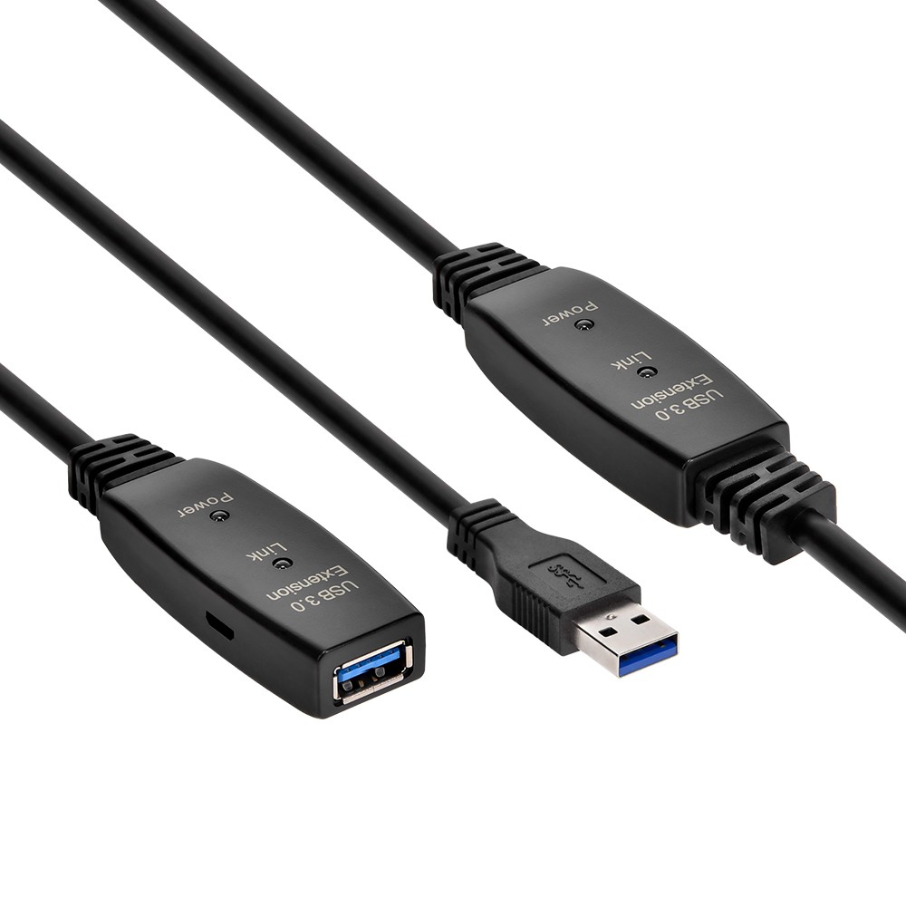 5 Pack of 50FT USB3.0 Active ExtensionRepeater A-Male/Female  cable