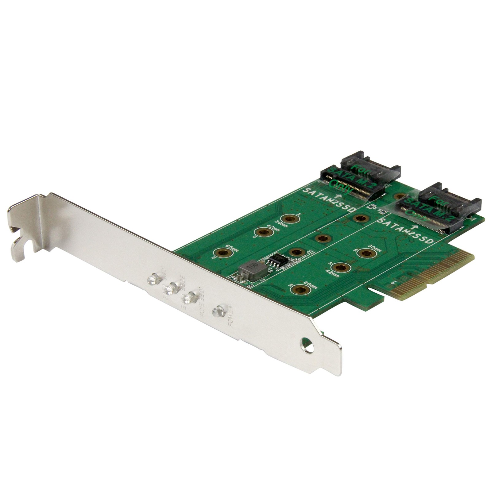 StarTech.com 3-port M.2 SSD (NGFF) Adapter Card - Supports 1x PCIe (NVMe) M.2 SS