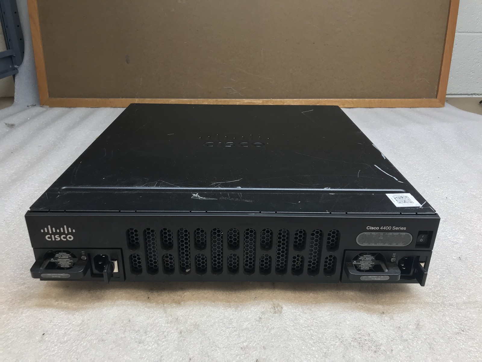 Cisco ISR4451-X/K9 V03 4-Port Gigabit Router Dual PSU SecurityK9 Tested