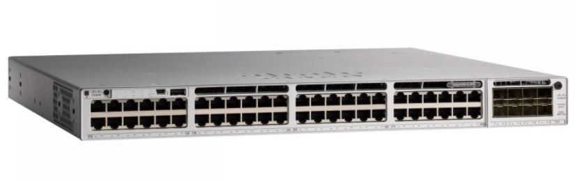 Cisco C9300-48U Catalyst 48-port UPOE Network Switch w/ C9300-NM-8X, 2x 1100W PS