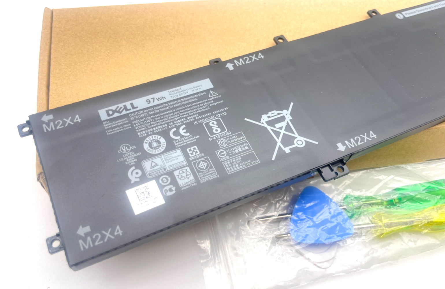 Genuine OEM 97Wh 6GTPY 5041C Battery for Dell Precision 5510 5520 XPS 15 9560 US