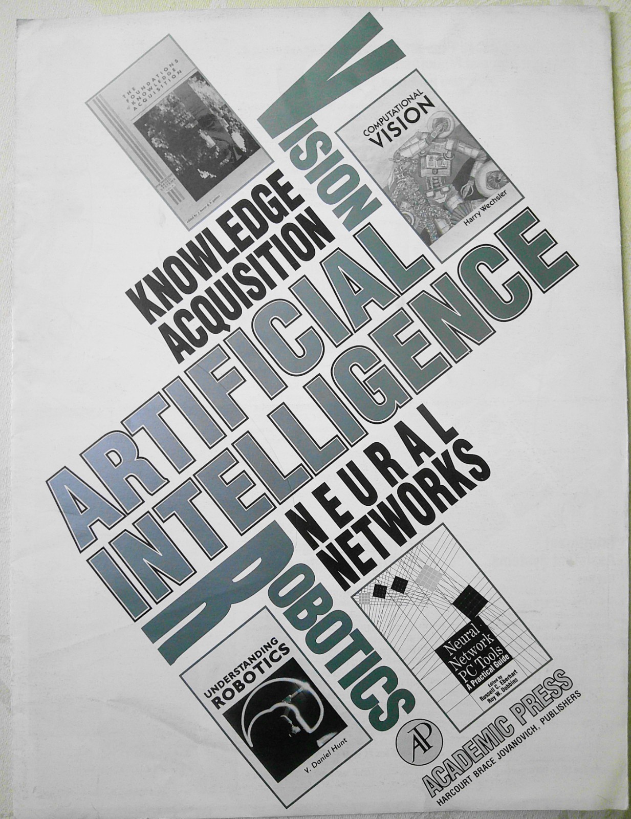 1990 Academic Press Artificial Intelligence catalog