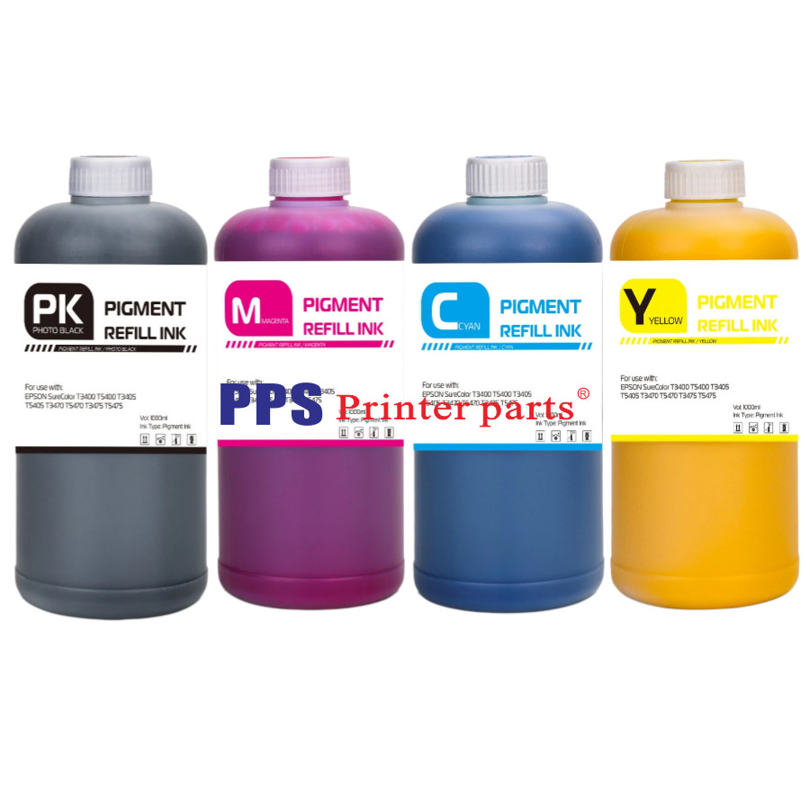 1000ML Bottle Pigment Ink For EPSON SureColor T3400 T3475 T5475 T5400 T3405