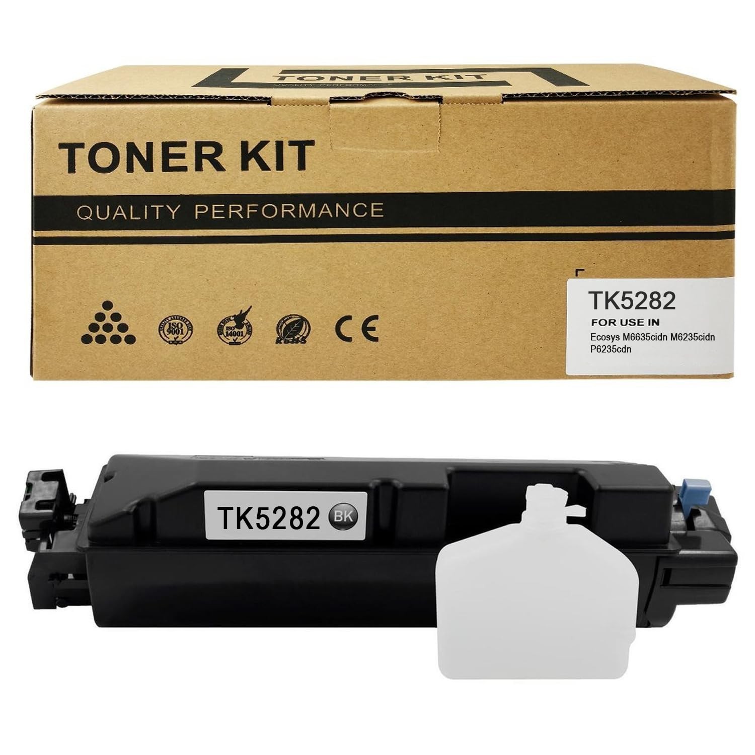 TK5282K TK-5282K Toner Compatible for Kyocera TK5282 TK-5282 for Kyocera Ecos...