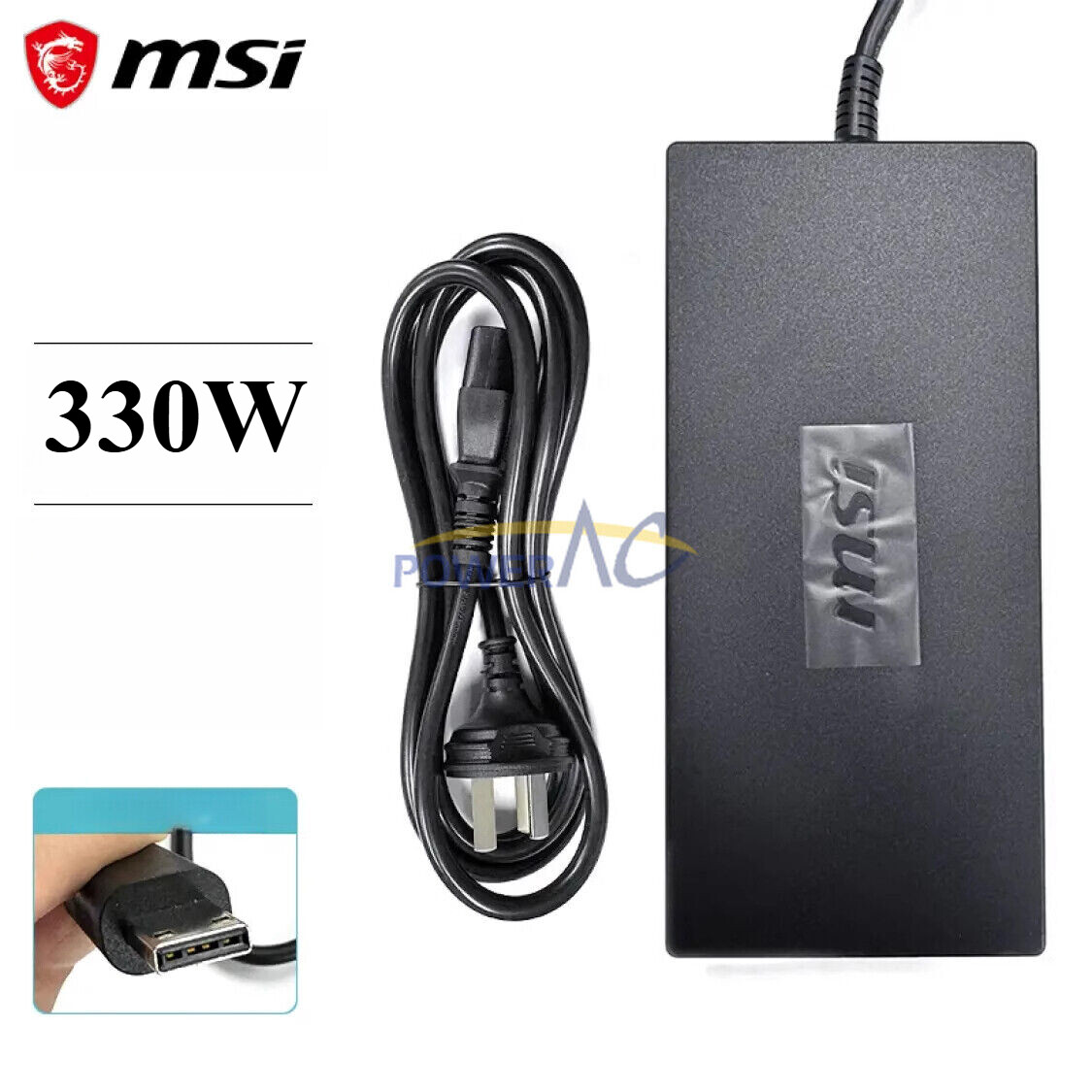 MSI Original 330W Power Supply Adapter for Vector A16 HX A8WIG-001US A8WHG-002US