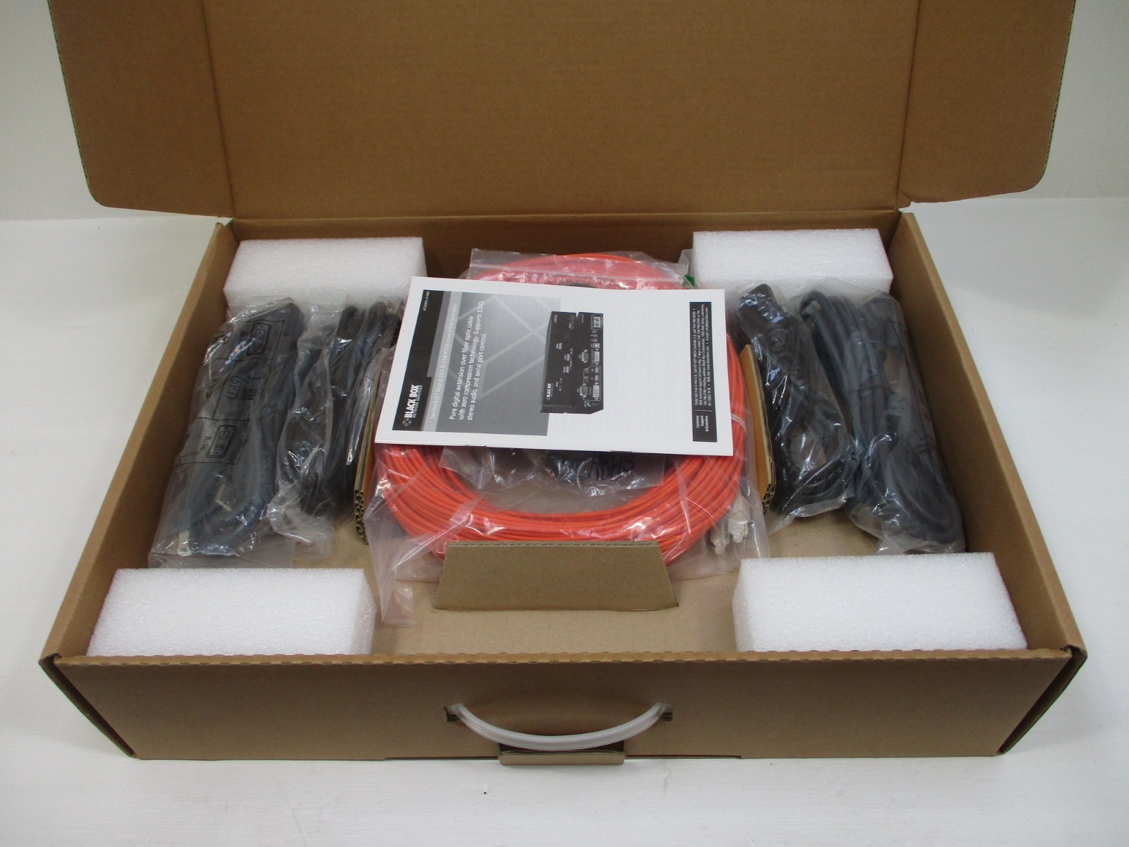NEW Black Box ACS260A-U-MM ServSwitch DVI-D USB KVM Over Fiber Optic Extender