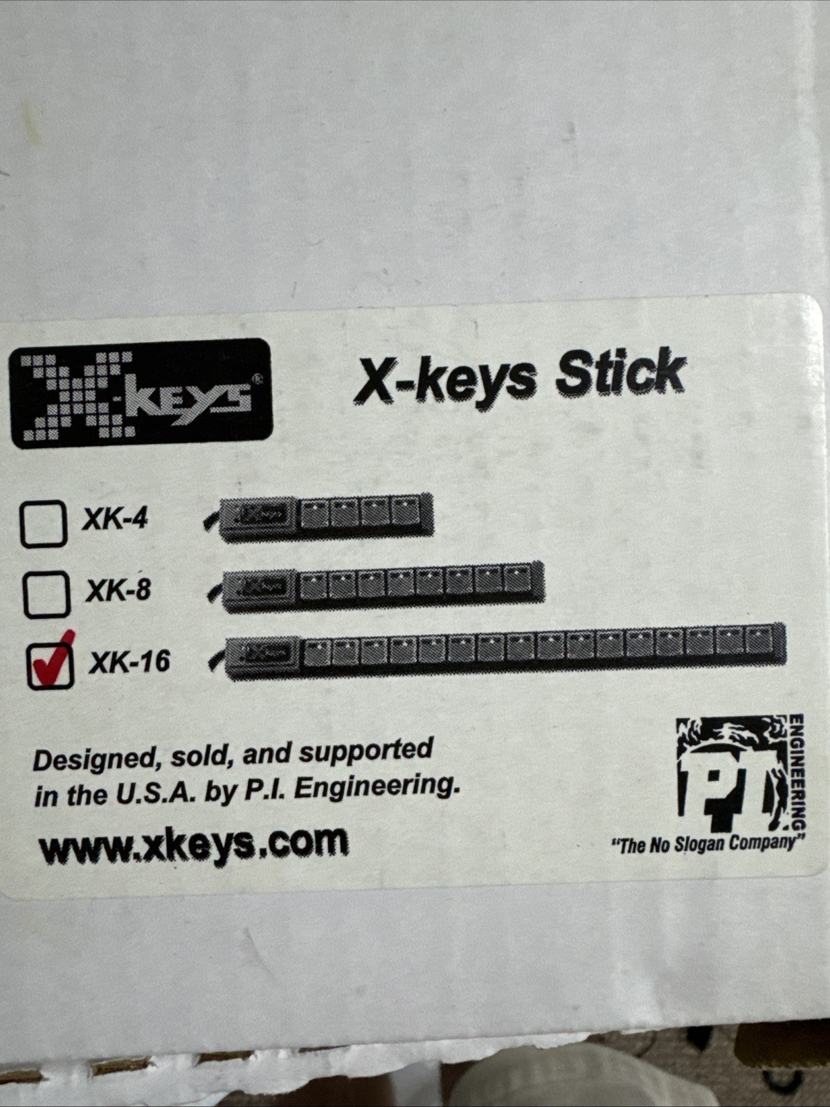 X-keys XK-16 keys Stick USB Programmable Macro Device