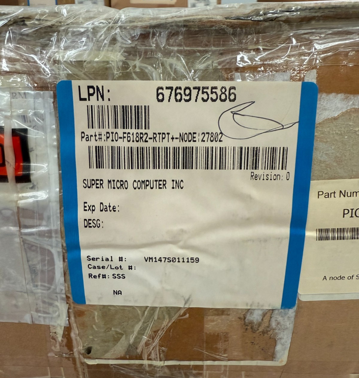 Supermicro PIO-F618R2-RTPT+-NODE for service and RMA only NS P