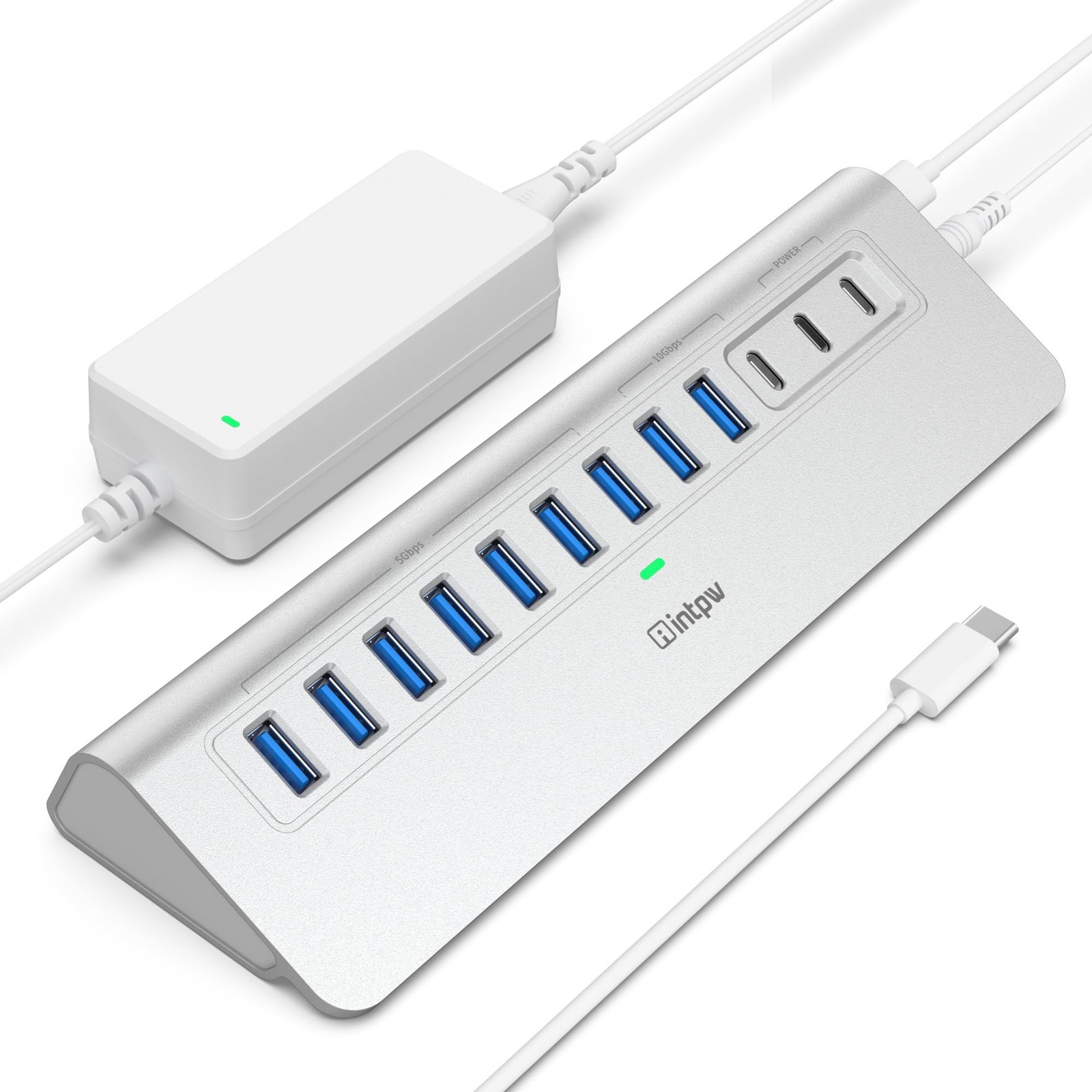 USB Hub 12 Port C 3.2 + 2 a PD 45W Charging Ports