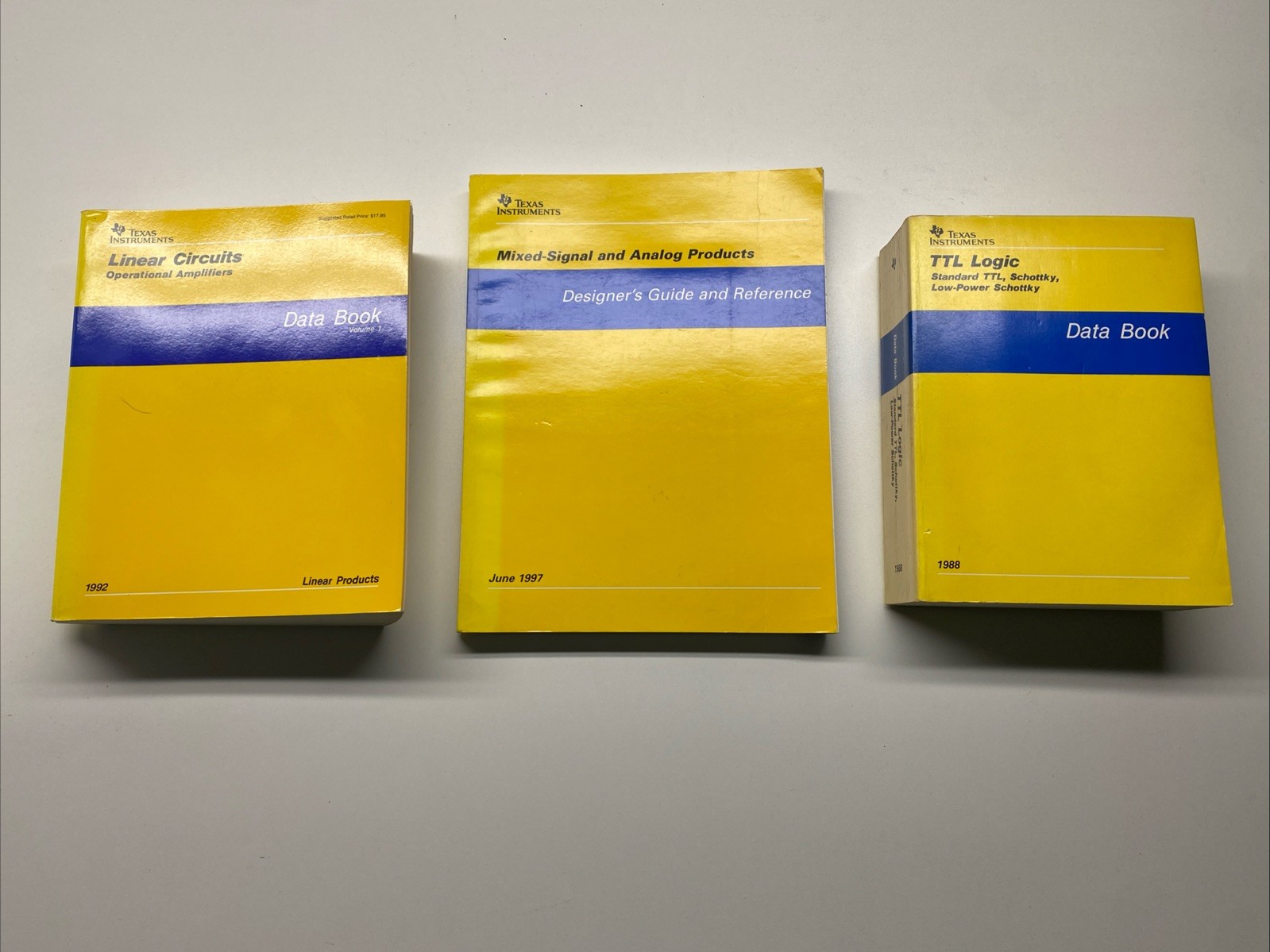 Texas Instruments Linear Circuits 1992+(2) More Data Books….B85