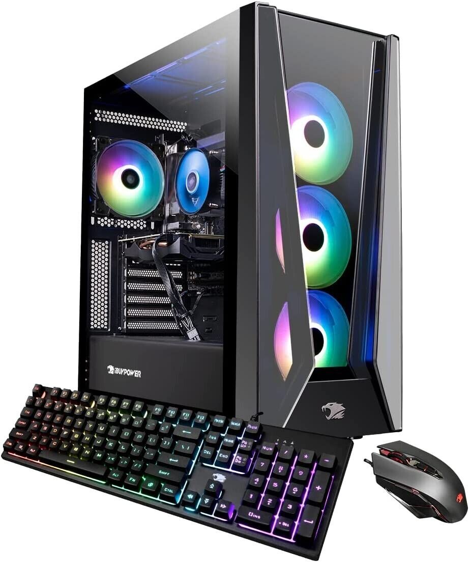 iBUYPOWER Trace5MR 245i Pro Gaming (480GB SSD 1TB HDD Intel Core i7-11700F...
