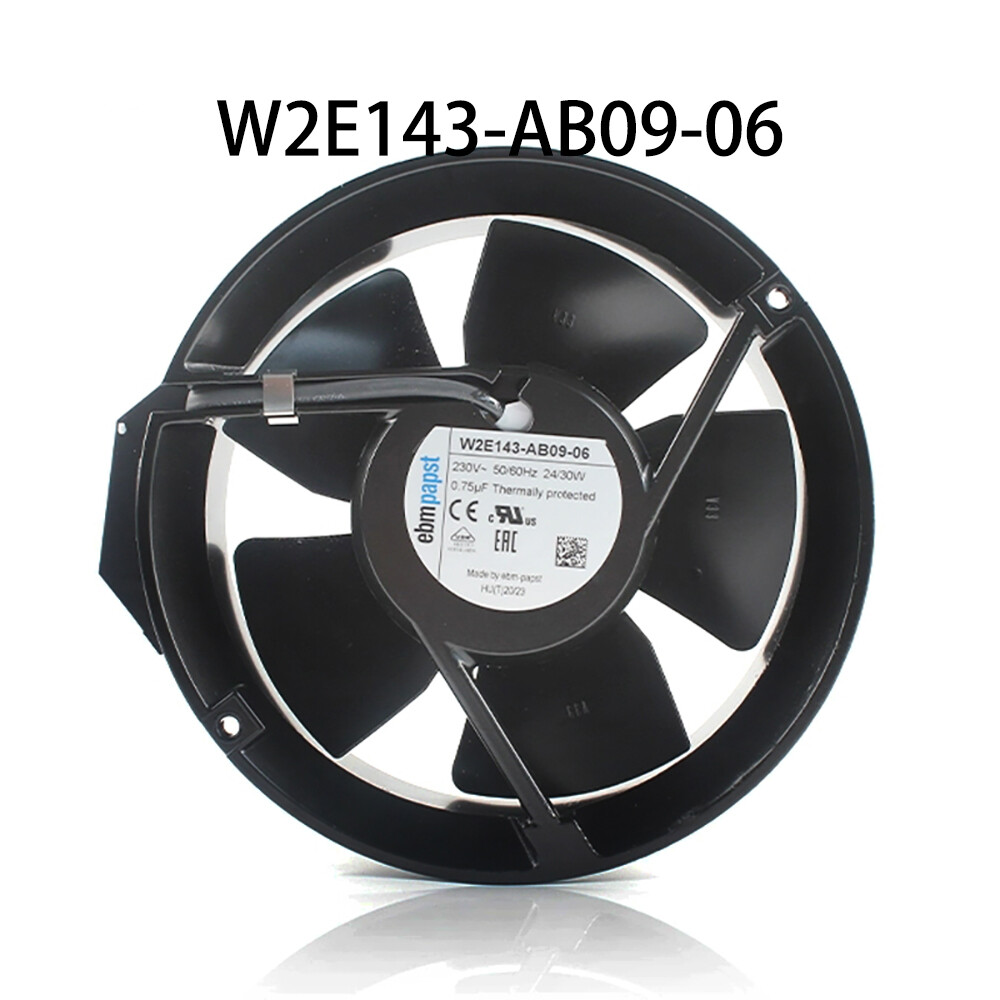 Ebmpaps Industrial control Cooling fan W2E143-AB09-06 230VAC 24/30W original