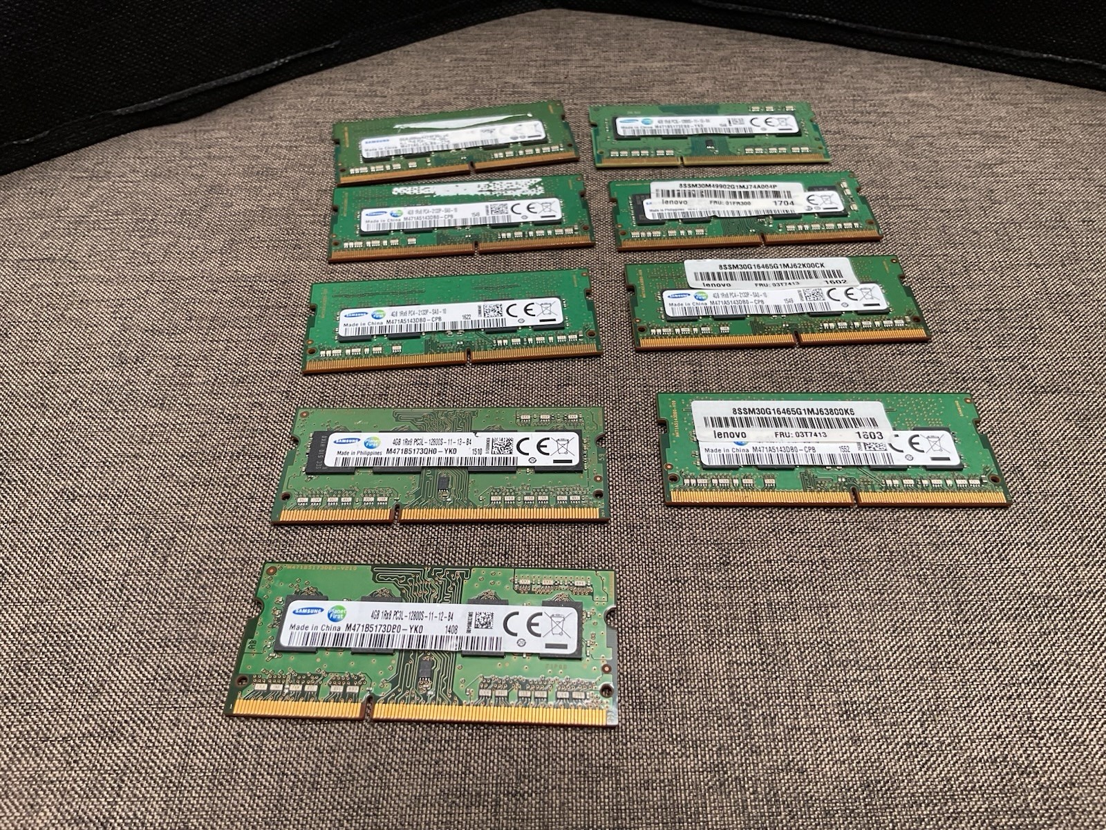 Samsung 4GB PC3L 12800S DDR3 - Memory 1rx8 Works 9 x4gb Lot Of 9