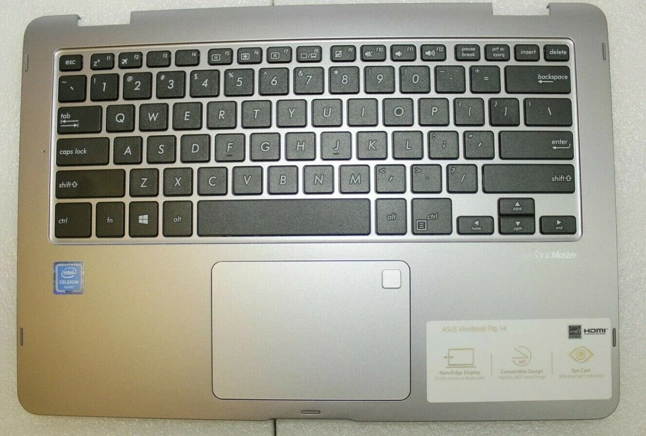Genuine Asus Vivobook Flip TP401M / TP401MA Palmrest with Keyboard + Touchpad 