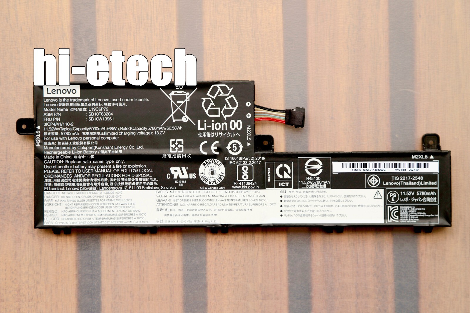 Genuine L19C6P72 L19L6P72 Battery For Lenovo ThinkPad P15v T15p Gen 1 20TQ 20TR