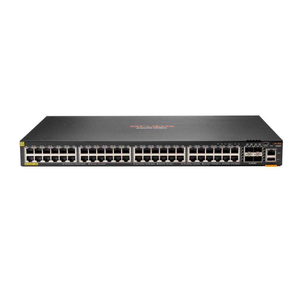 HPE Aruba 6200F 48 Port Rack Mountable Ethernet Switch - JL727A NEW SEALED