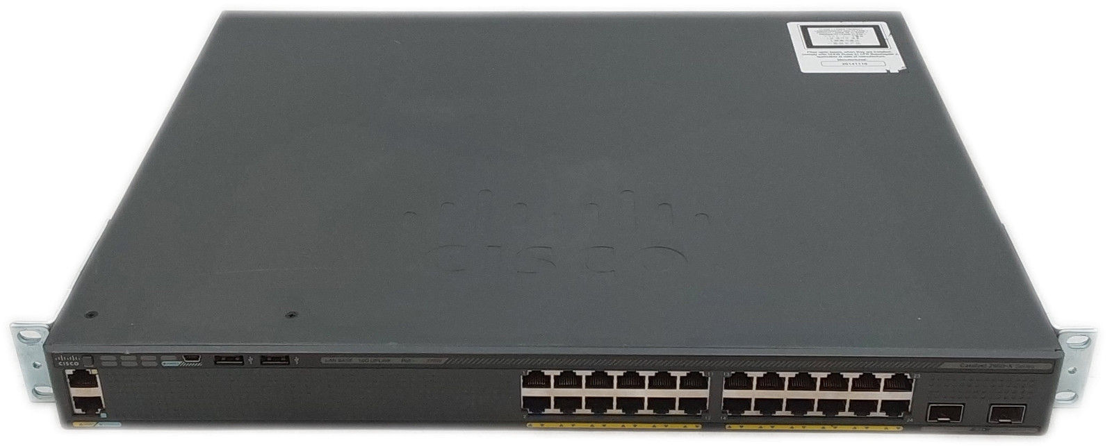 Cisco Catalyst WS-C2960X-24PD-L 24 Port Gigabit PoE Switch