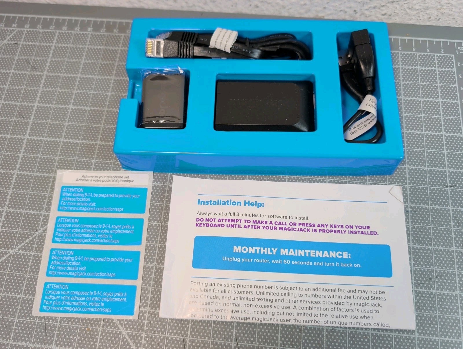 MagicJack Go K1103 Digital Phone Service VoIP Open Box