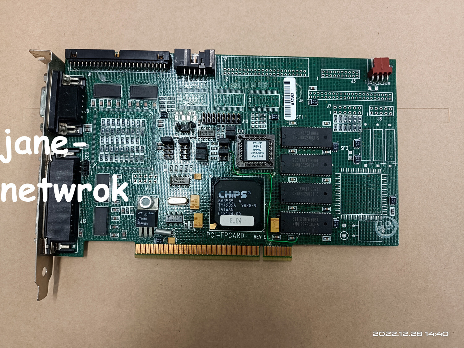 1pc USED PCI-FPCARD REV E