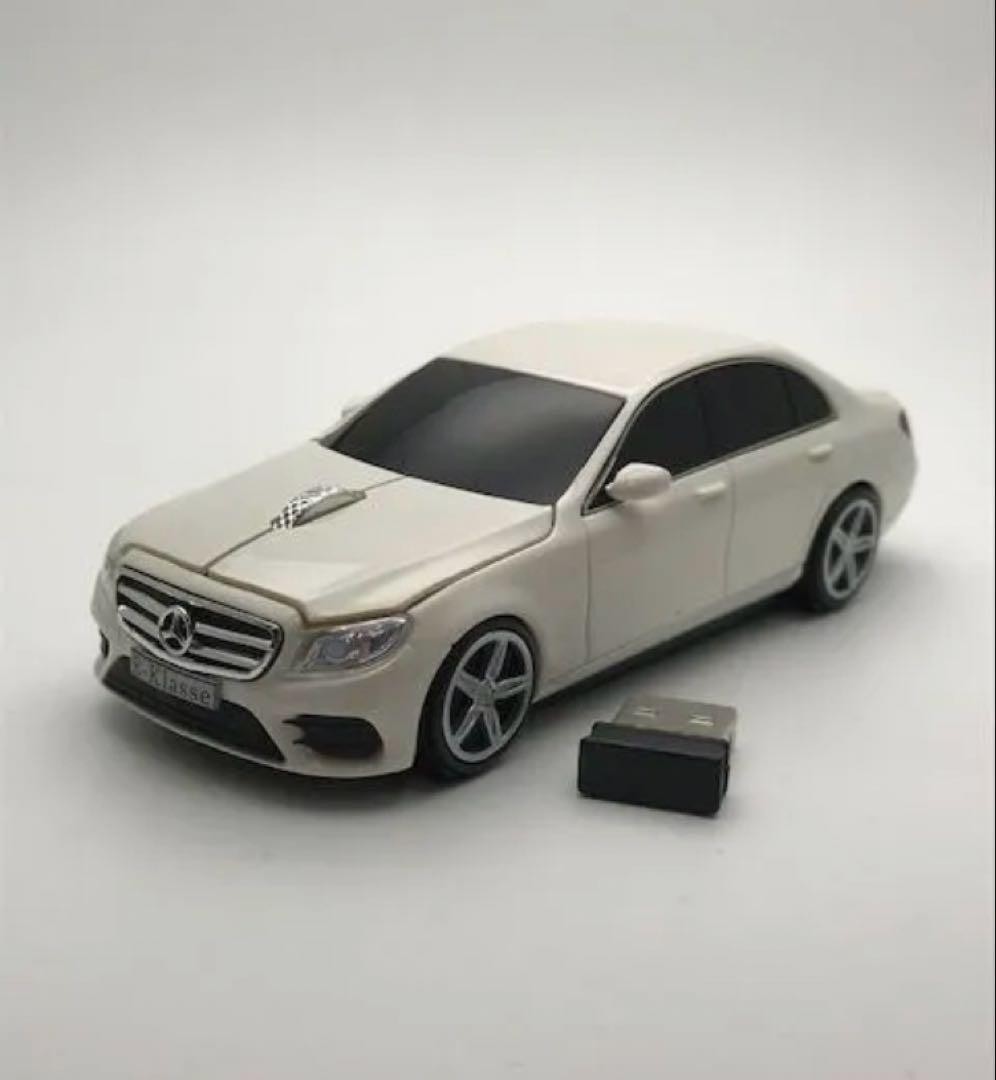Benz Wireless Optical Mouse Mercedes Benz E-Class White 1200 DPI Tested