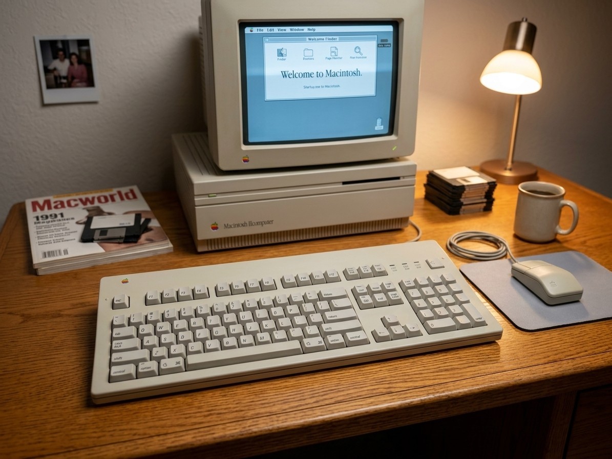 Vintage Apple Extended Keyboard II M3501 Mechanical Keyboard Excellent