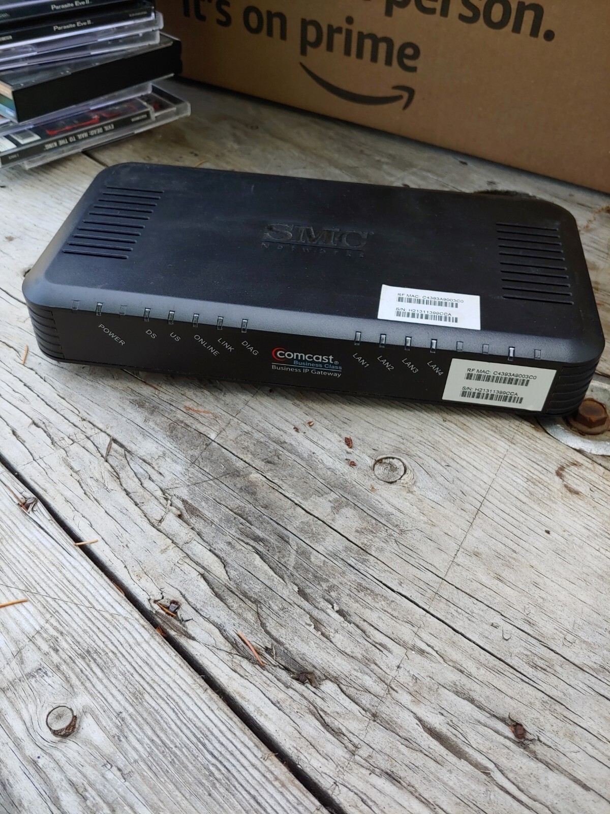 SMC Network COMCAST Business Class Business IP Gateway Model: SMCD3G-CCR H/W1.01