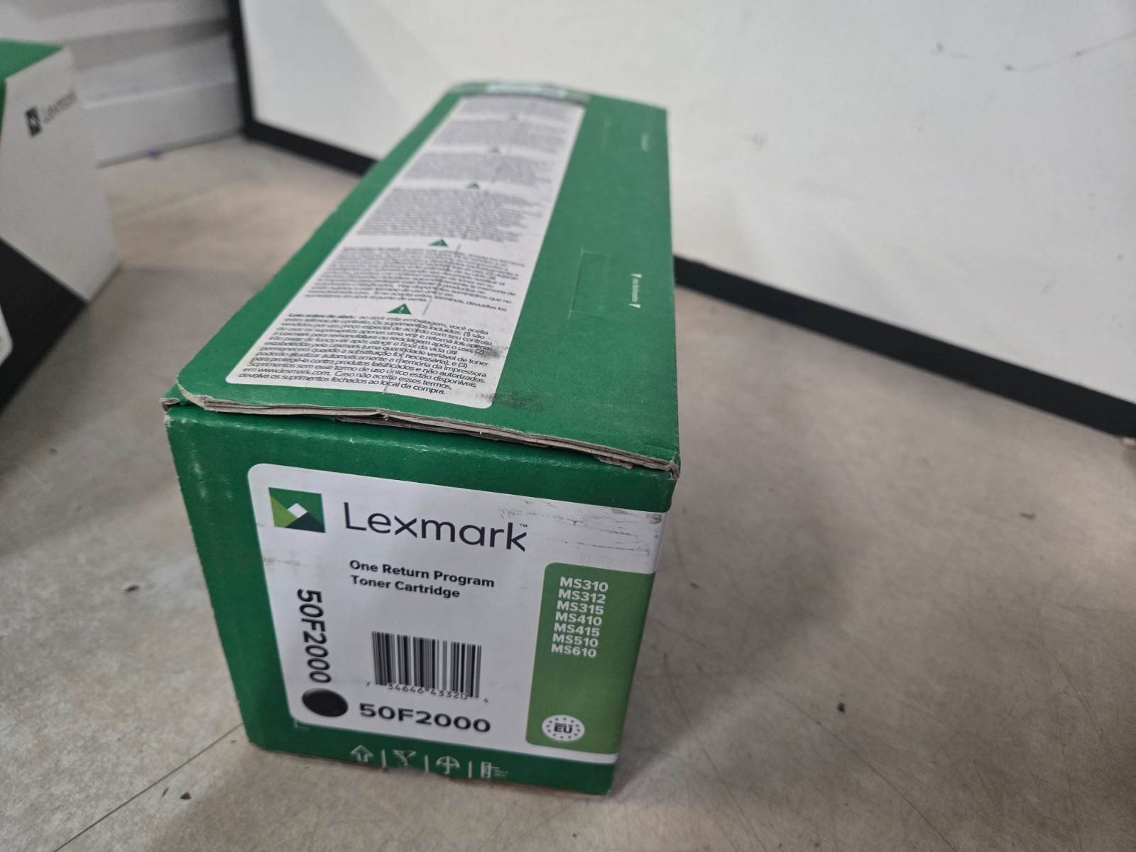 Lexmark 50F2000 502 (Black) standard yield toner cartridge SEALED GENUINE