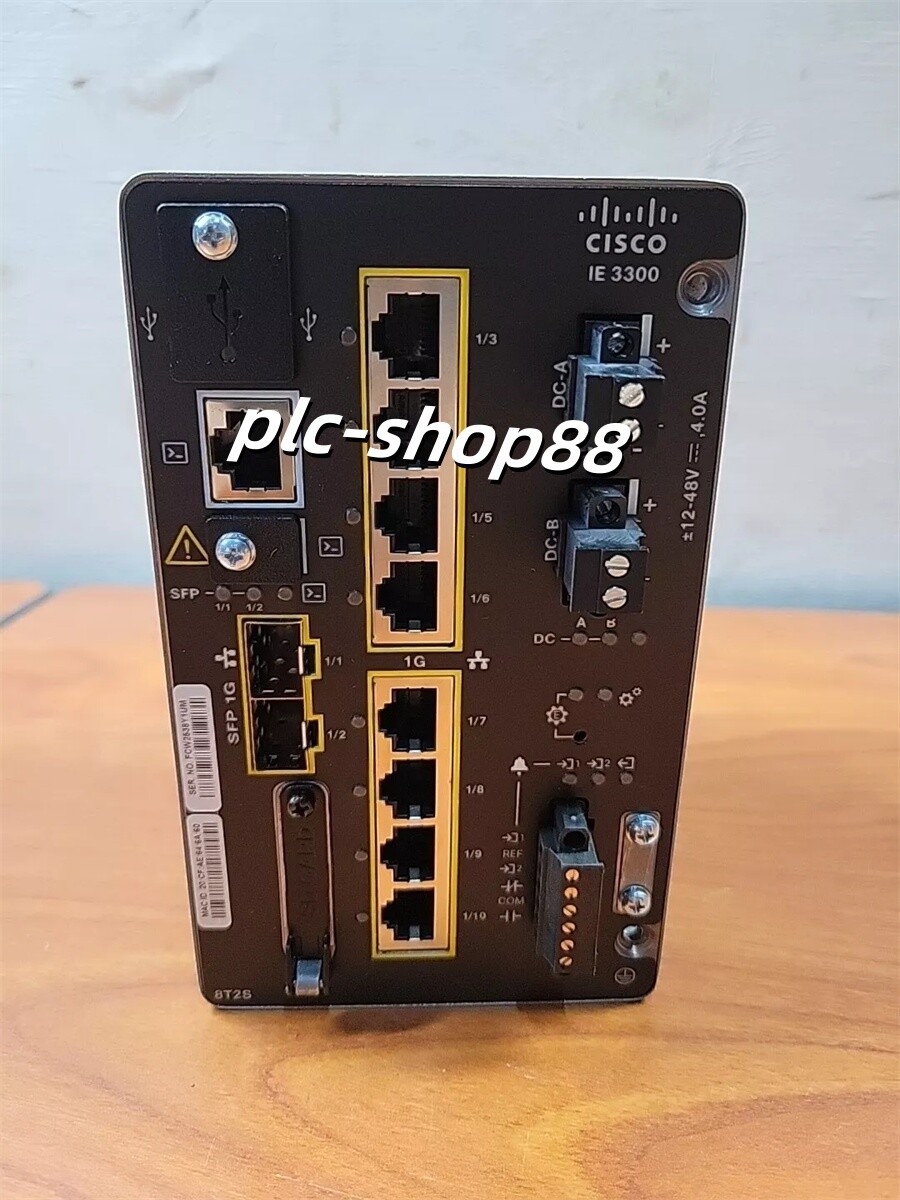 New Sealed Cisco IE-3300-8P2S-E Cisco Catalyst IE-3300-8P2S Rugged Switch
