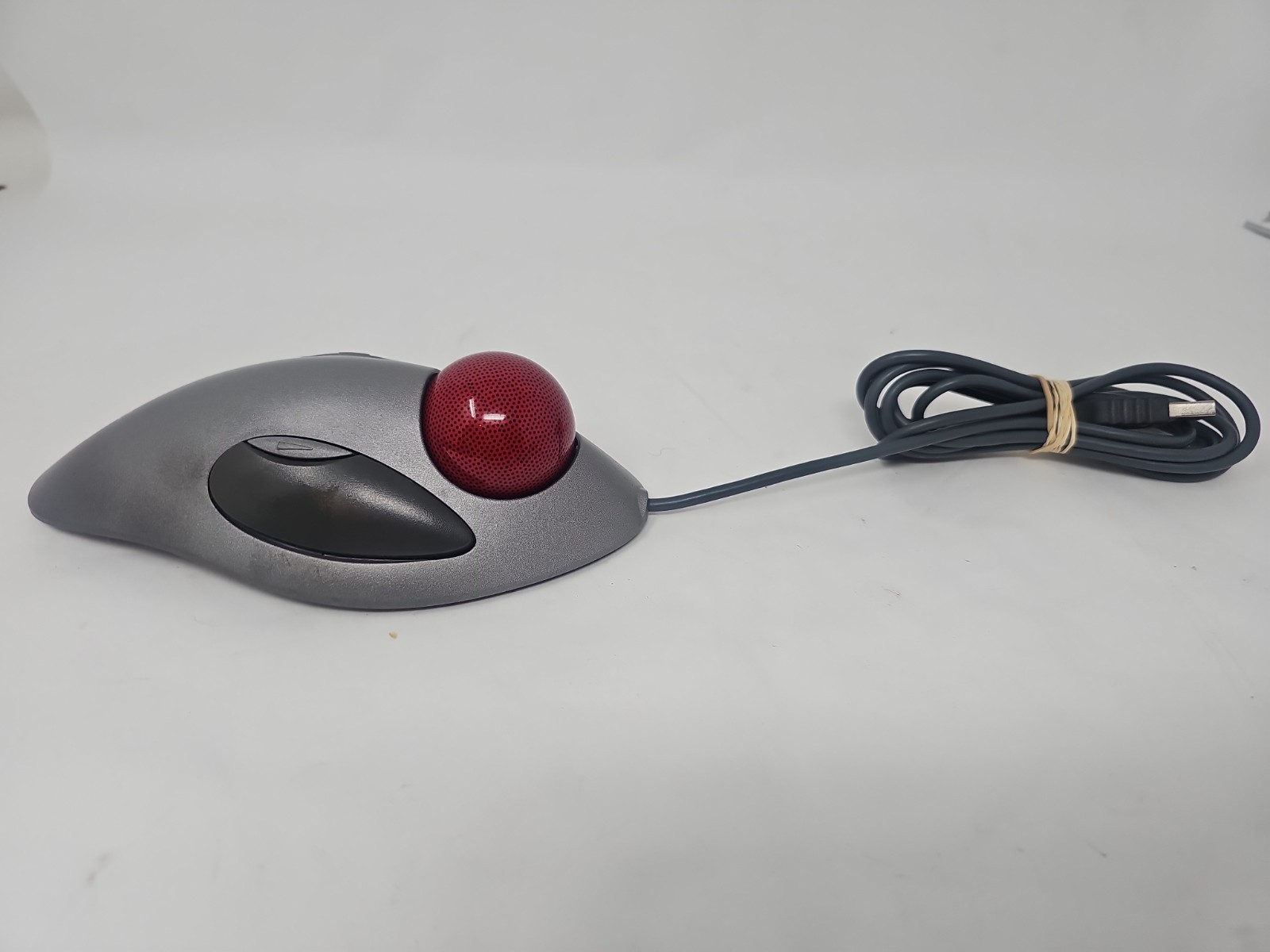 Logitech Ergonomic Trackman Marble Mouse Gray USB Wired T-BC21