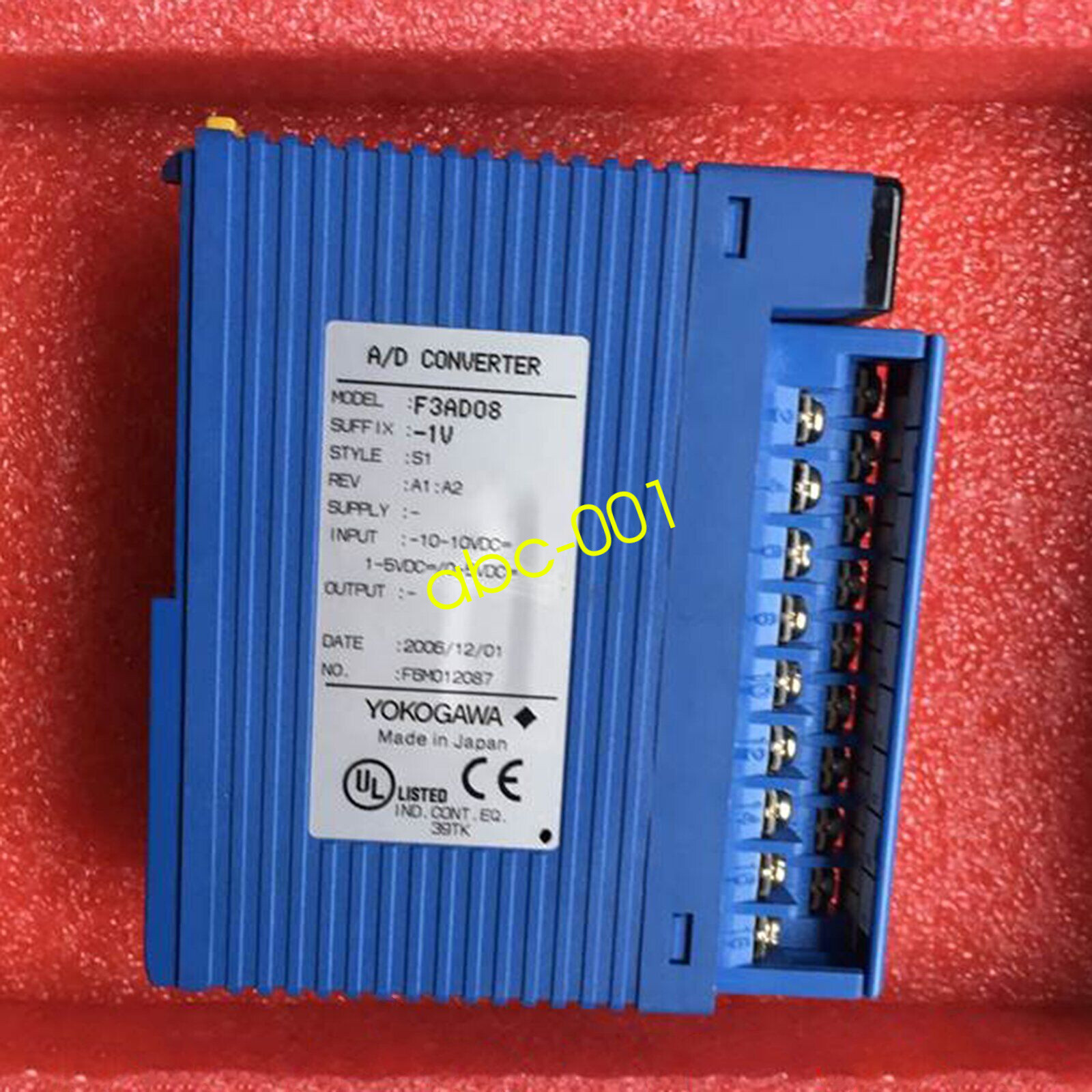 1PC New YOKOGAWA PLC module F3AD08-1V In Box #QW