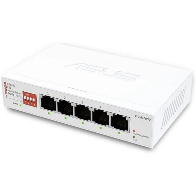5-Port 2.5G Support 4 Intelligent Modes Home Network Hub Desktop Unmanaged Et...
