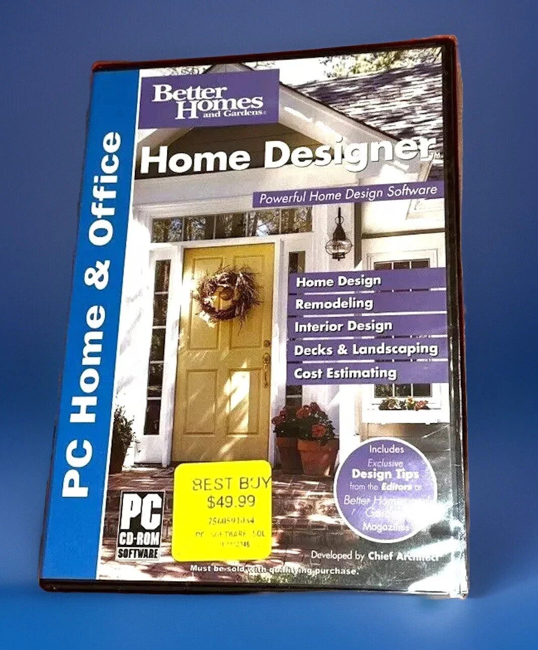 Better Homes & Gardens Home Designer Remodeling PC Software CD-ROM #B14