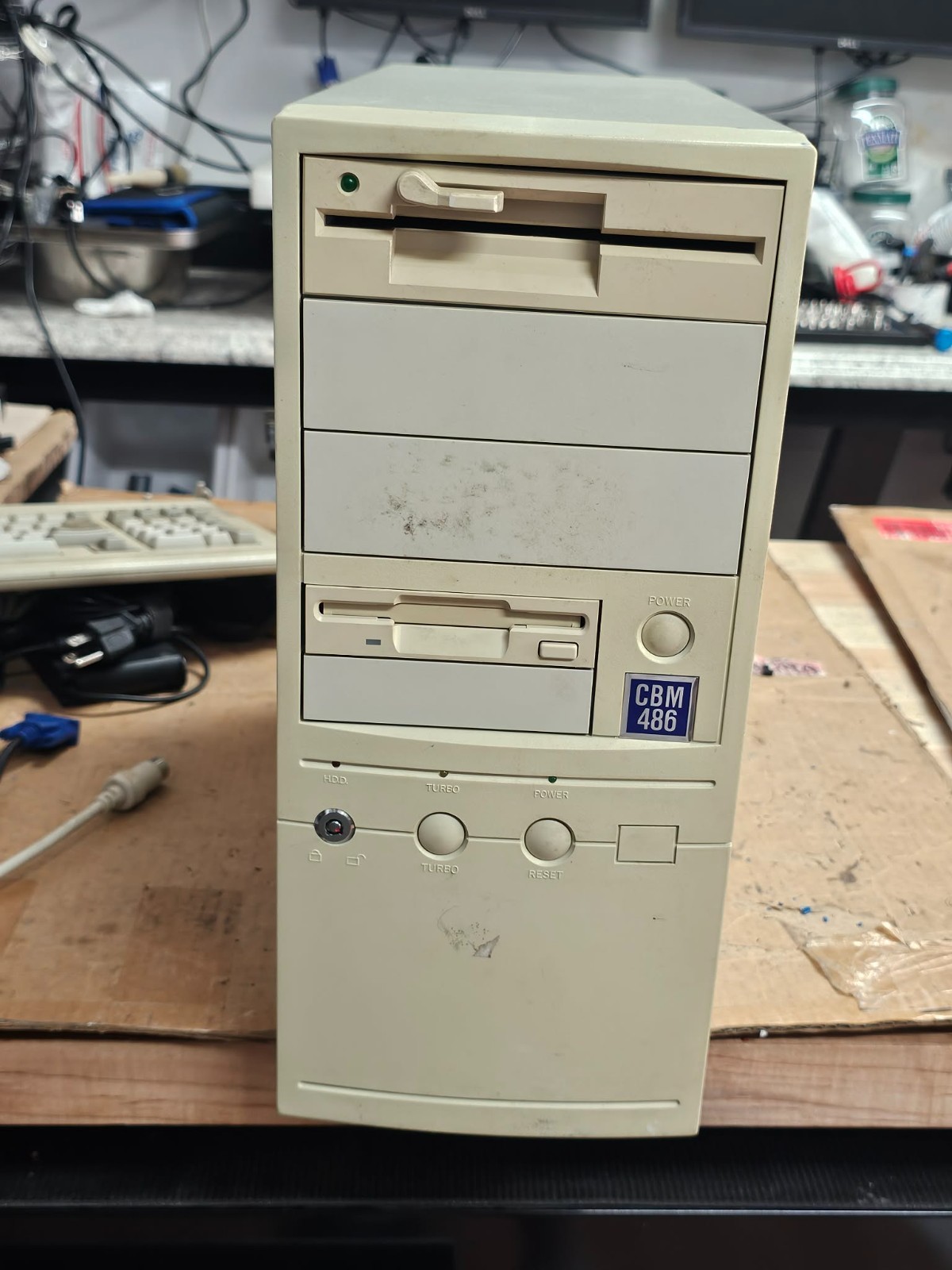 Vintage Retro Gaming 80486 VLB Vesa FIC 486-GVT-2 Evergreen Overdrive 32Mb RAM 4