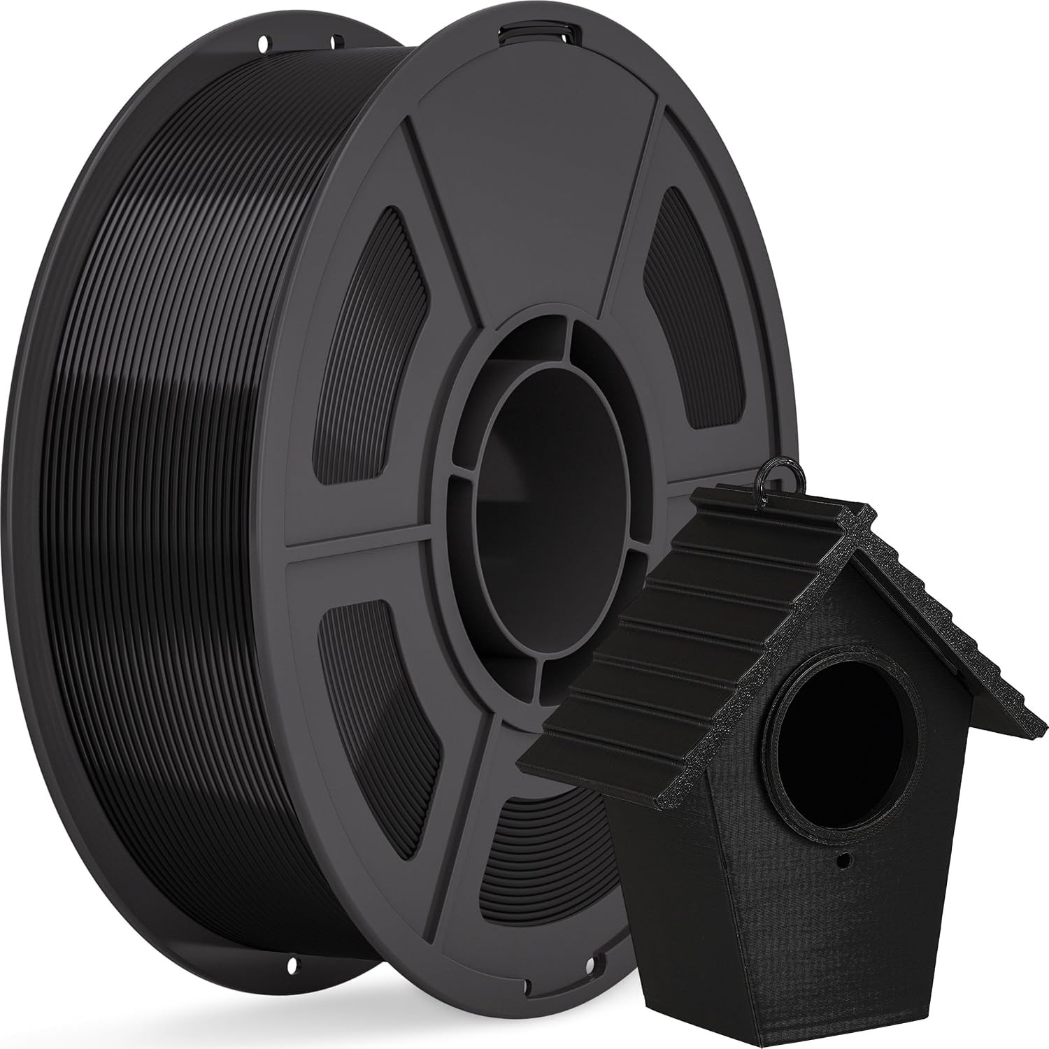 ASA 3D Printer Filament 1.75Mm, UV and Weather Resistant, 1Kg, Black
