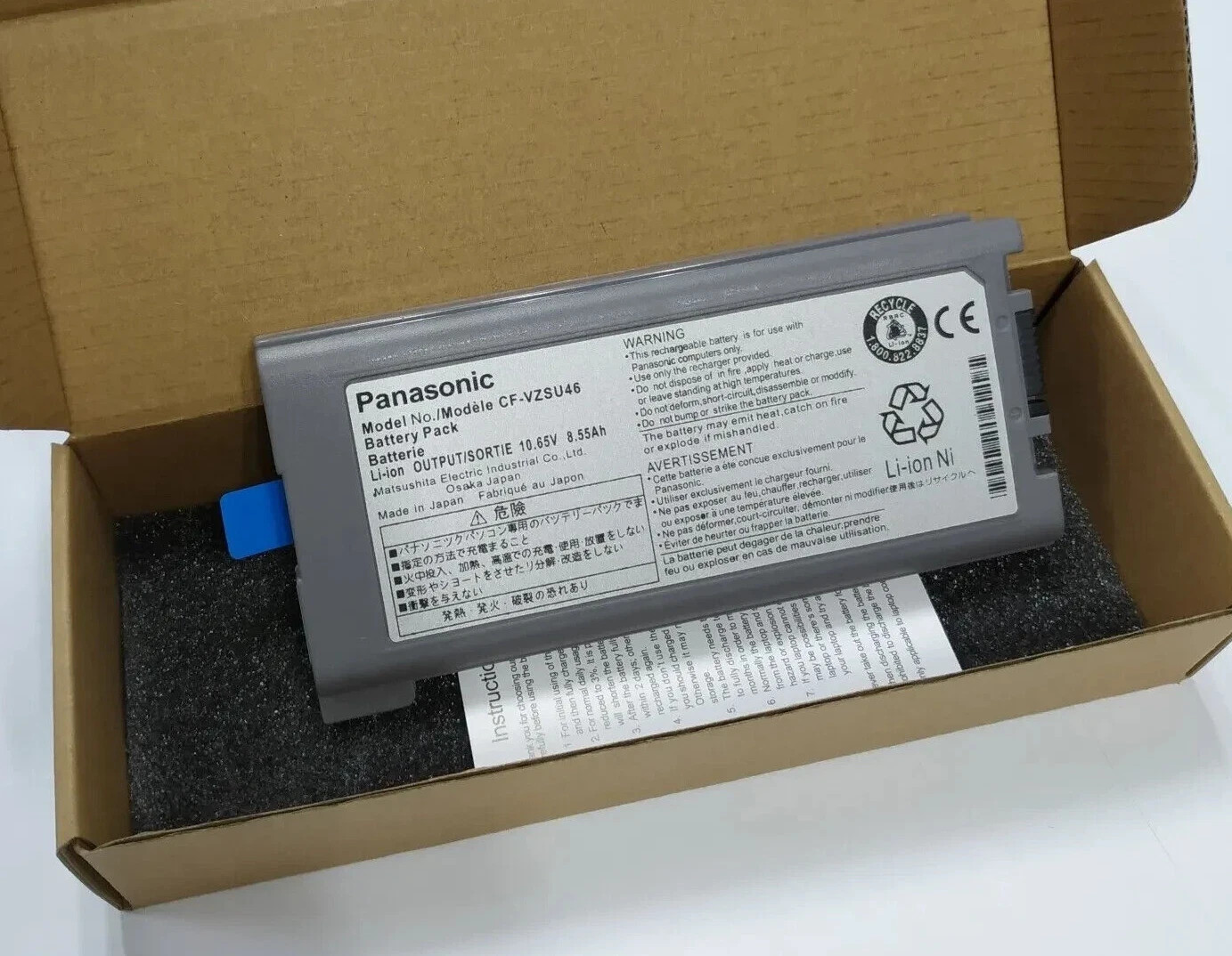 OEM 87WH battery for Panasonic Toughbook CF-30 CF-31 CF-53 CF-VZSU46 CF-VZSU46AU