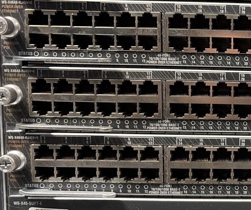 Cisco WS-X4648-RJ45V+E 48-Port Network Switch Module