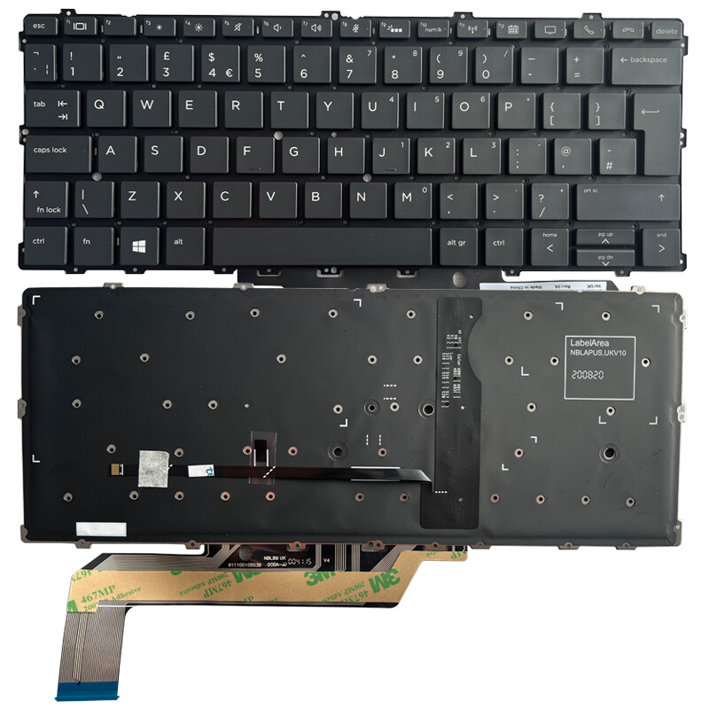 Laptop US/UK keyboard FOR HP EliteBook x360 1030 G2 1030 G3 1030 G4 Backlit NEW