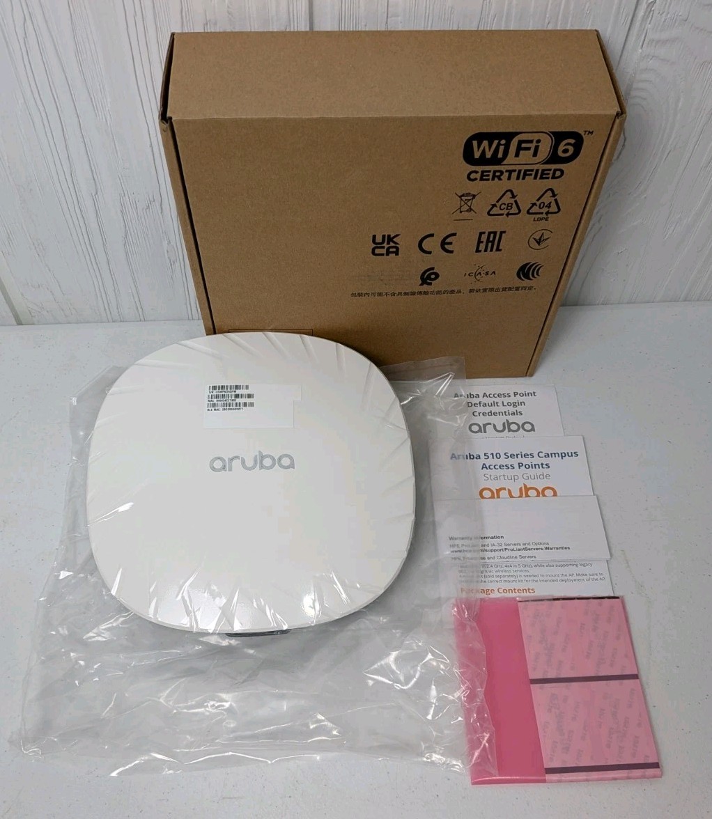 Aruba AP-515 Wi-Fi6 Access Point APIN0515, Q9H73A, Appears New Open Box