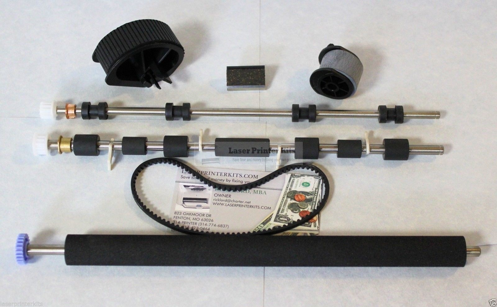 APPLE LASERWRITER PRO 16/600 DELUXE KIT+ VIDEO 7 PIECES USA PREMIUM PAD ROLLERS