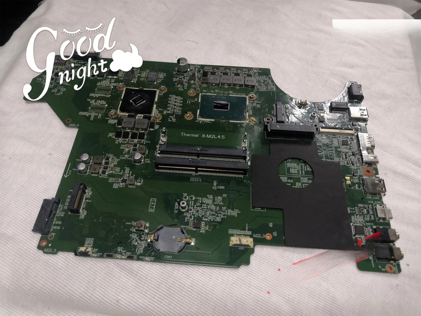 For MSI gl72 GL62 6QD-021XCN  MS-16J61 MS-16J6 W/ I5-6300hq 940mx Motherboard