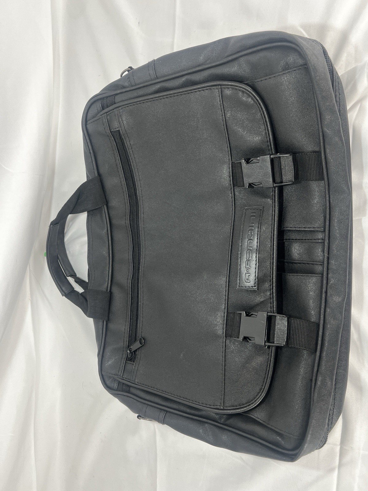 Rugged Ridge Black Briefcase Laptop Messenger Bag Organizer Travel Carry Case