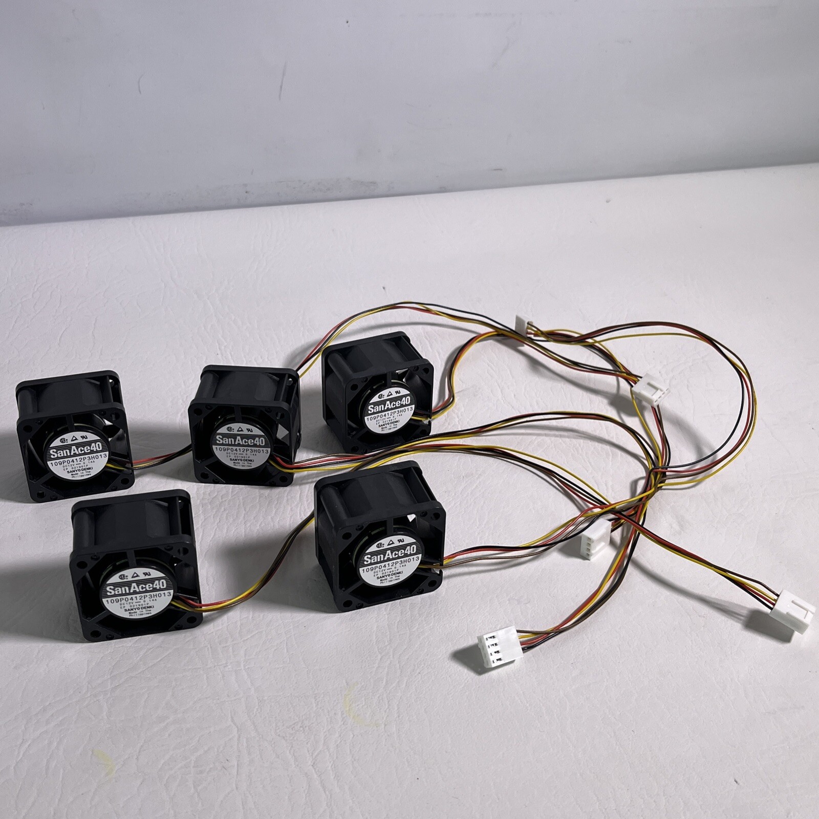 Lot 5x DC Cooling Fan SANYO DENKI 109P0412P3H013 SanAce 40/ DC 12v