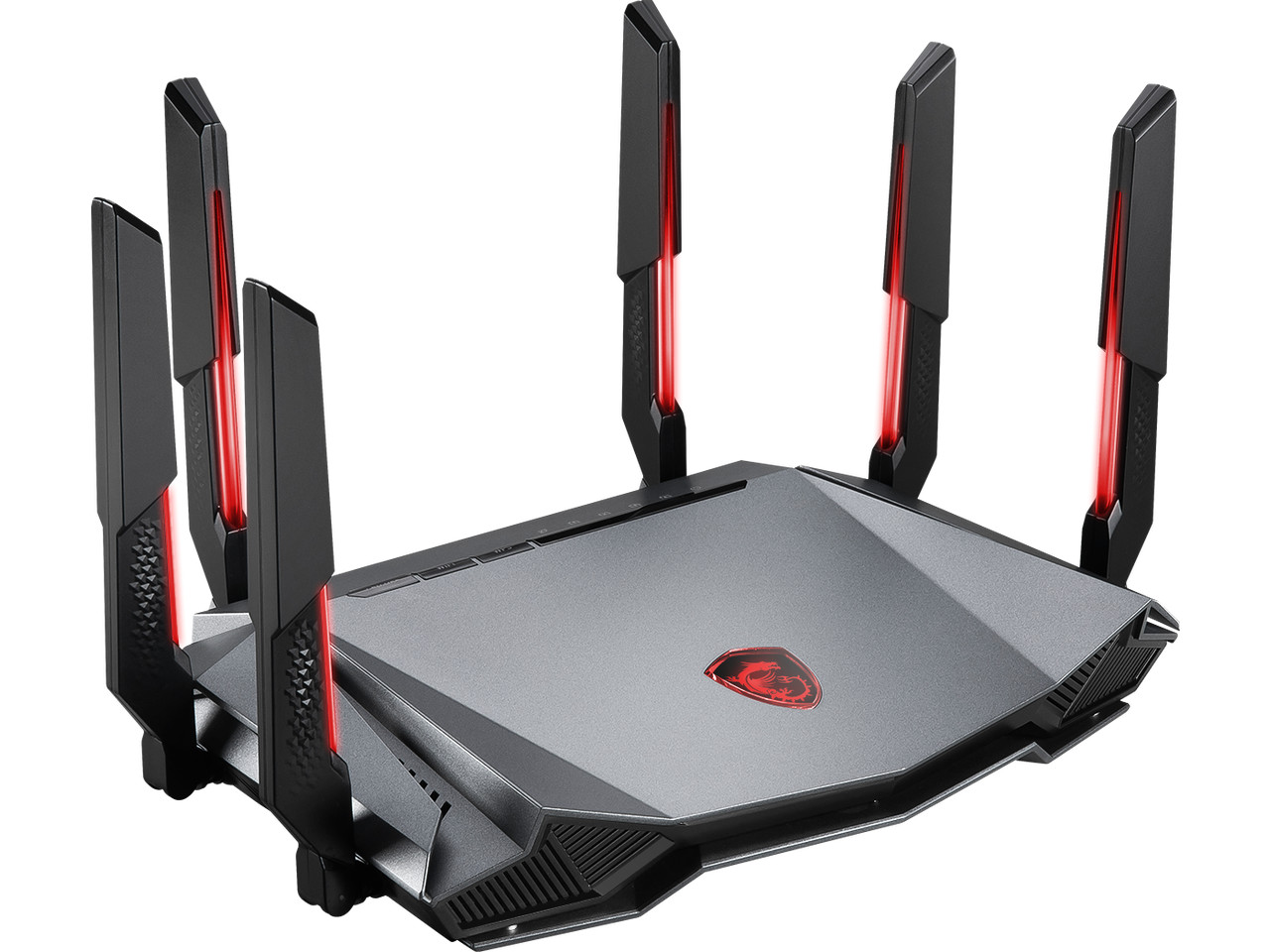 MSI RadiX AXE6600 WiFi 6E Tri-Band Gaming Router  support 2.5GHz/5GHz/6GHz, AI