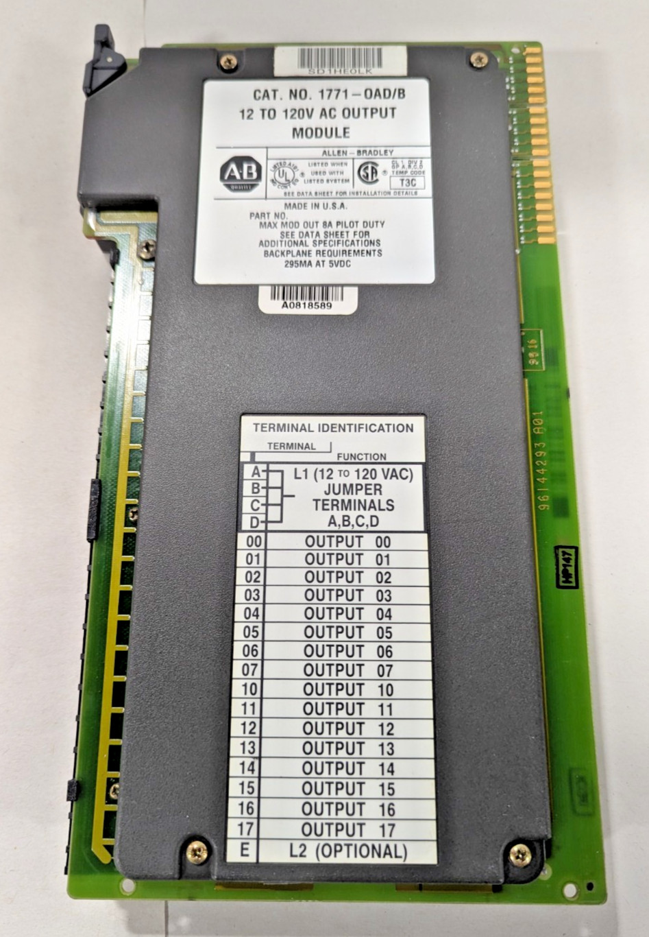 Allen Bradley 1771-OAD/B Digital AC Output Module/Reman