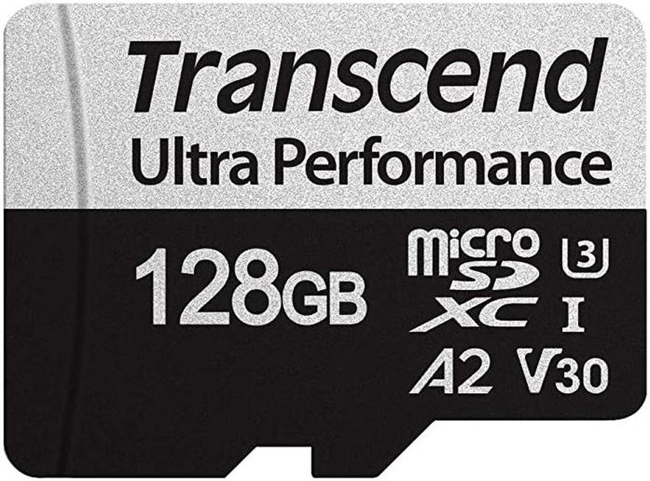 Transcend 128GB microSDXC 340S High Performance Memory Card Model TS128GUSD340S