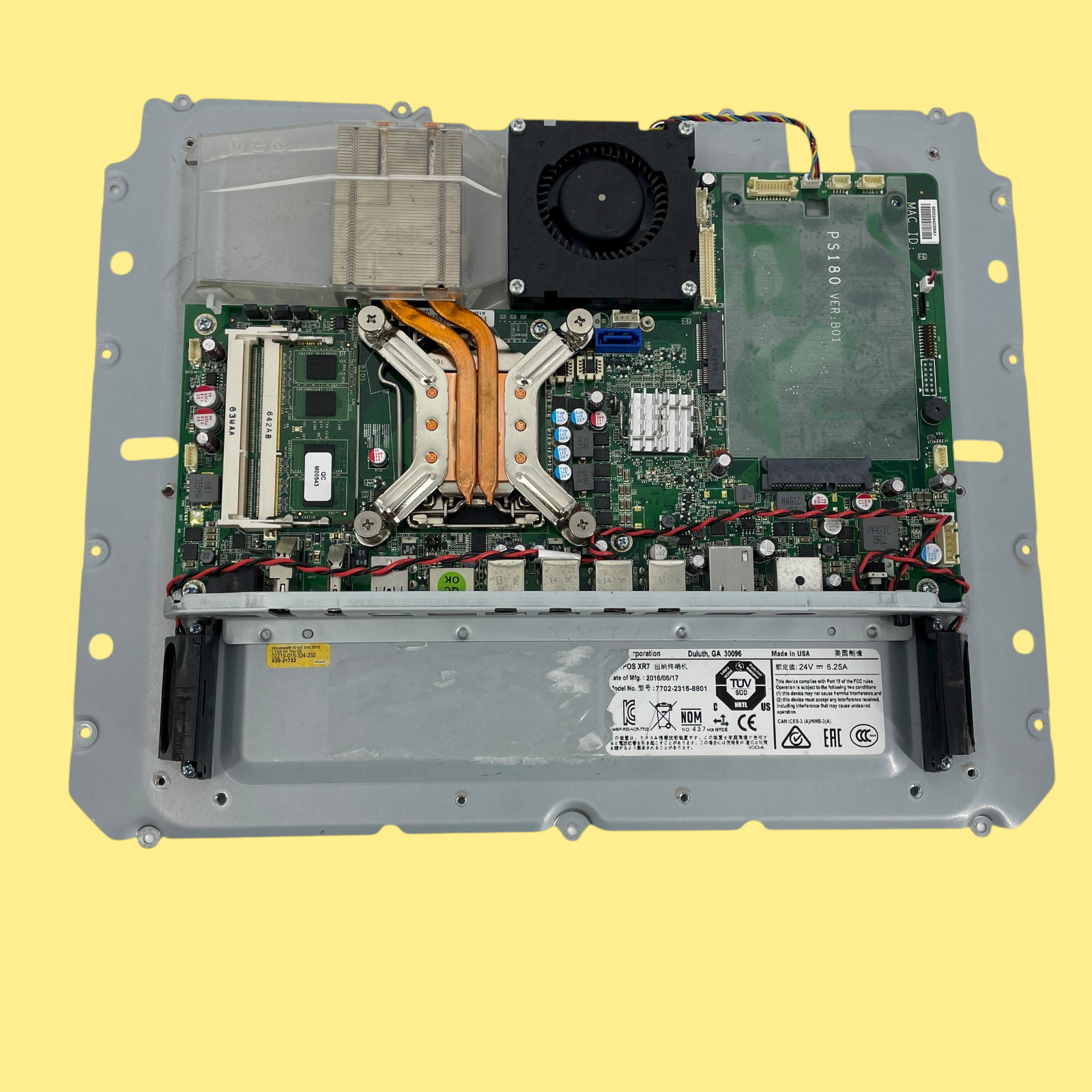 OEM NCR RealPOS XR7 Mainboard 13-435 4GB DDR3 For POS Terminal 7702-2315-8801