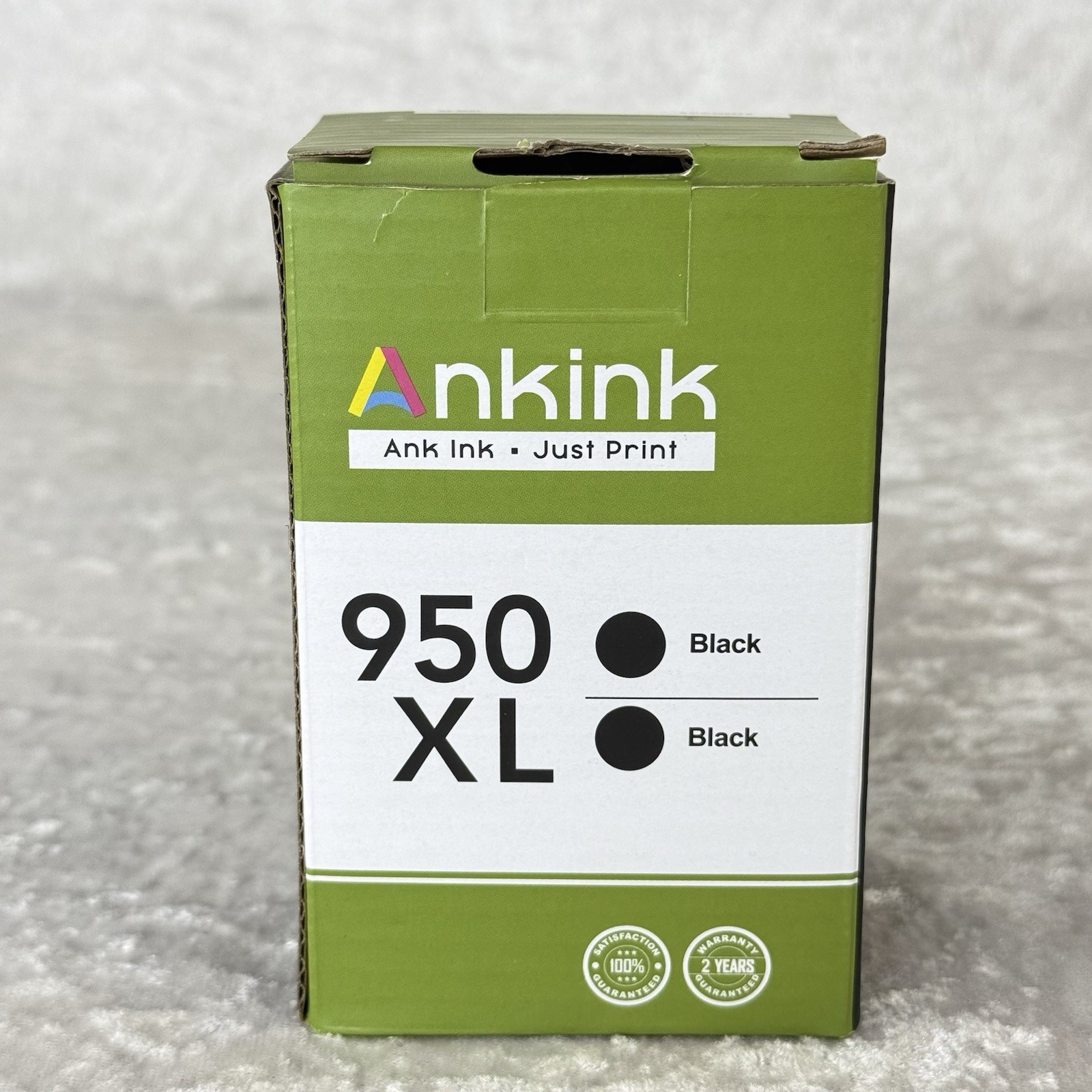 2-Pack Ankink 950 XL Back Ink Cartridges. For HP 8600 Series, Exp 03/2024 - New