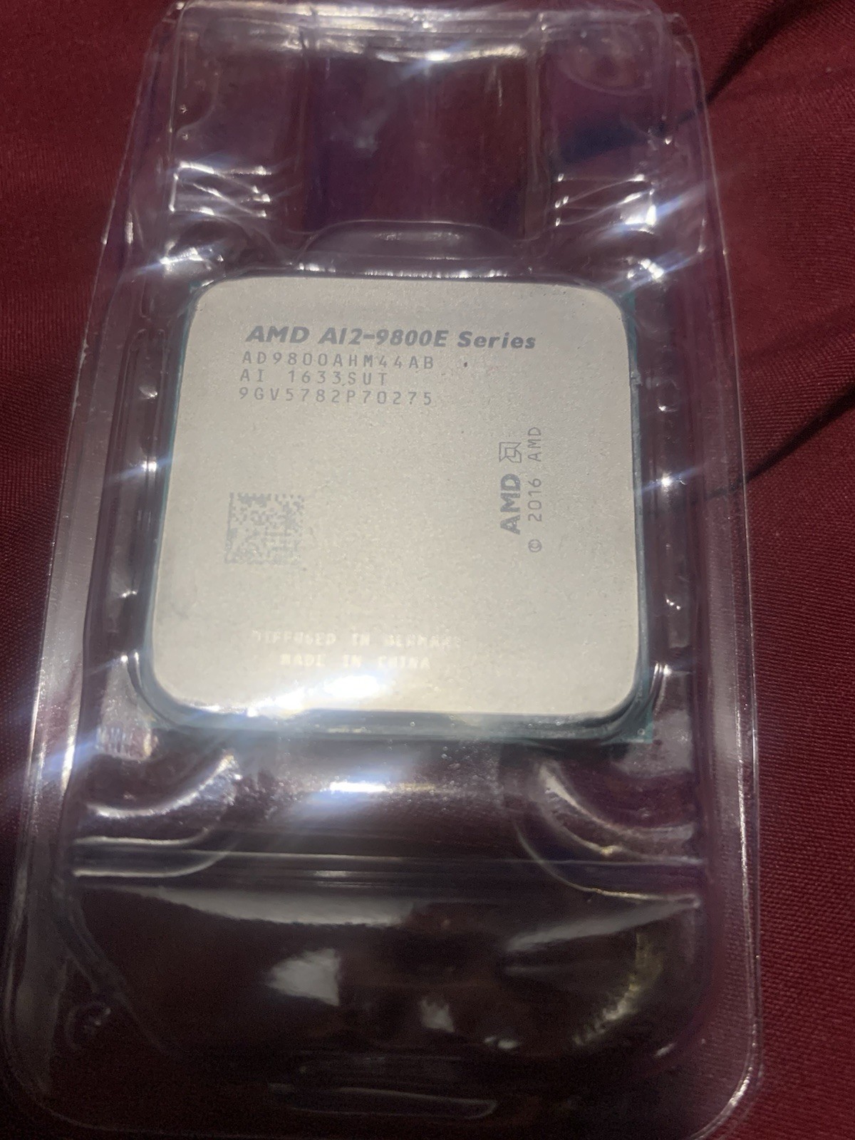 AMD PRO A12-9800E 3.1 GHz Socket AM4 Desktop CPU AD980BAHM44AB