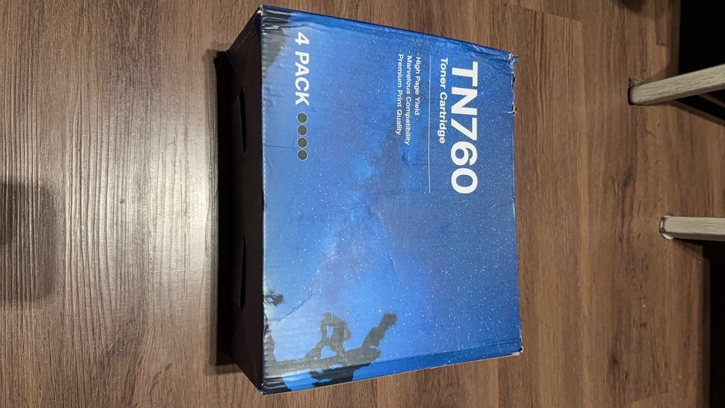 TN760 Toner Cartridge 4 Pack