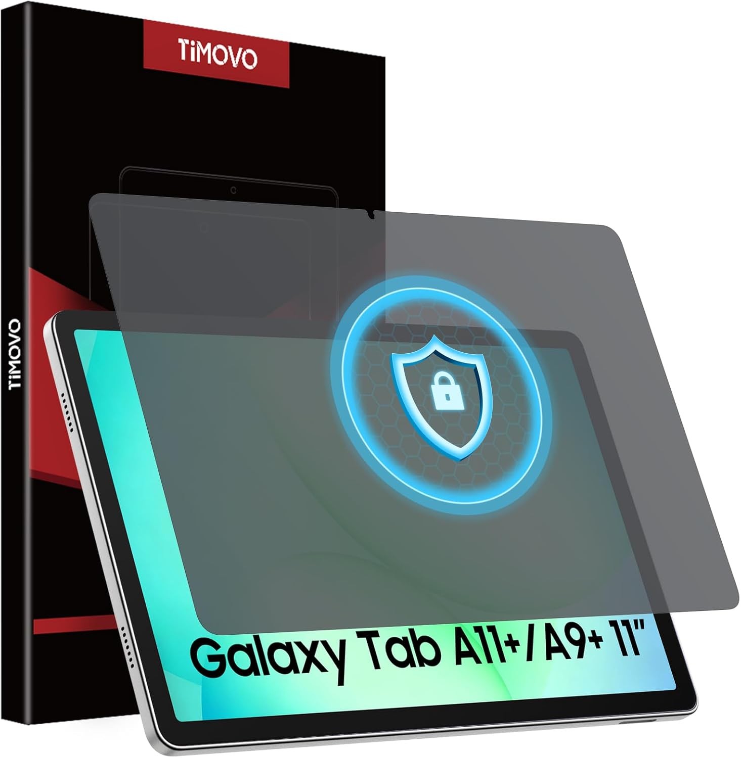 1 Pack Privacy Screen Protector for Samsung Galaxy Tab A11+/A9+, 9H Hardness